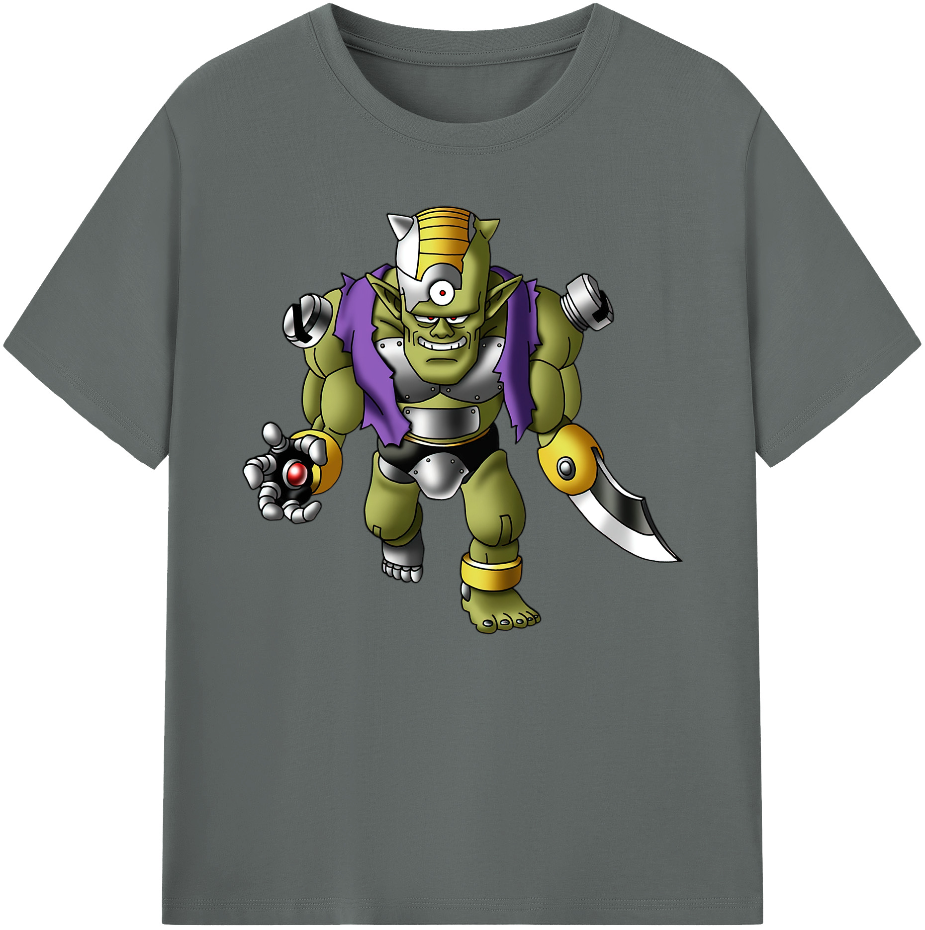 （画像用） ドラゴンクエスト Doragon Kuesuto Dragon Quest 綿100％ メンズ半袖Tシャツ｜肌触りやわらか＆通気性